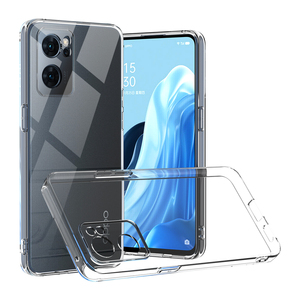 Funda trasera transparente de TPU para móvil, accesorios para <span class=keywords><strong>Oppo</strong></span> Reno 7 <span class=keywords><strong>Pro</strong></span> 5G 4 Lite <span class=keywords><strong>Find</strong></span> <span class=keywords><strong>X5</strong></span> A16K A15 Realme 8i 9 C21Y, 2,0mm - Product Image 1