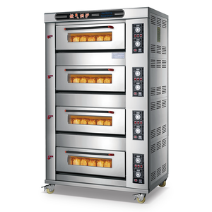 Thương mại bánh tự động bánh pizza Máy boong lò gas phạm vi bếp với gas Burner tất cả các gas lò bánh Pizza Maker - Product Image 4