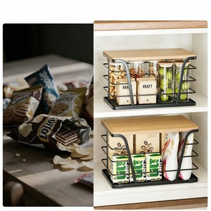Stainless Steel Standing Type Modern Double-layer Kitchen Countertop <b>Towel</b> <b>Storage</b> <b>Rack</b> Mesh Basket - Product Image 4