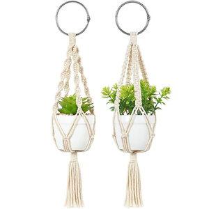 Dropshipping Mini Plant Hangers Rear View Mirror Hanging Planter Decorations for Car Home Garden <b>Decor</b> Supplies - Product Image 1