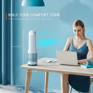 Ventilateur sans pales silencieux de type tour, certifié CE, pour usage domestique, avec moteur CC et télécommande par application, pour commandes en gros - Product Image 3