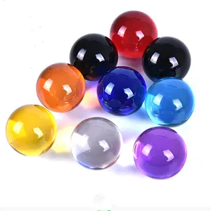 30毫米透明水晶球透明装饰玻璃球摆件风水球迷你礼品家居装饰配件