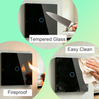 OEM ODM Personnalisé pour Interrupteur Intelligent Zigbee 3.0, Contrôle via l'Application Smart Life, Compatible Google Home, Logo Personnalisé, Mural, 10A, Matériau PC