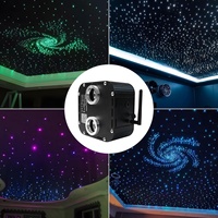 Kit d'éclairage à fibres optiques JINXIN 50W amélioré, version à couleurs de lumière différentes, 24V, double tête Starlight