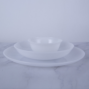 Platos de <span class=keywords><strong>restaurante</strong></span> personalizados de vidrio de borosilicato <span class=keywords><strong>chino</strong></span>, platos de cena - Product Image 2