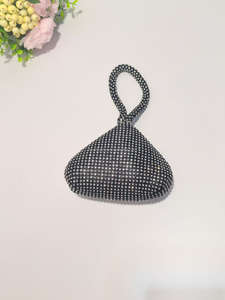 <b>Women</b> Evening Bags <b>Small</b> Day Clutch Rhinestones Zipper Handbags With Crystal Wedding Bridal Party <b>Purse</b> - Product Image 4