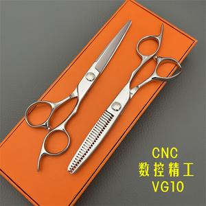 กรรไกรตัดผมลู 6 นิ้ว VG10 สแตนเลสสตีล กรรไกรซอยผมสำหรับคนถนัดขวา ใบมีดมาตรฐาน ความยาว 62 มม. - Product Image 5