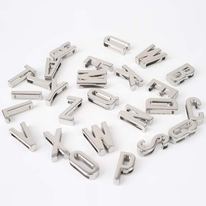 Pet Collar Accessories, high-quality accessory for pet collars, entirely in English, Metal, English alphabet, charms - Product Image 4