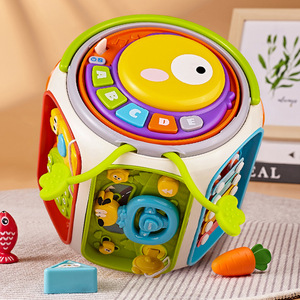 Jouets pour tout-petits 9 en 1, jouets éducatifs précoces, centres d'activités pour développer la motricité fine, planches d'activités, jouets Montessori, cube d'activités pour bébés - Product Image 2