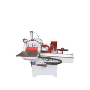 Machine à tenonner semi-automatique pour le travail du bois, jointeuse à doigts avec table coulissante, pour tenons et mortaises - Product Image 2