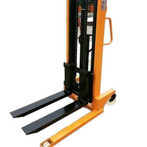 Apilador de palés manual hidráulico Carretilla elevadora Carretillas elevadoras manuales de 1 tonelada Apilador de palés de mano Carretilla elevadora de manivela manual - Product Image 1