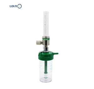 Lovtec גז לחץ להתאים קצב זרימה במלאי חמצן אוויר Oxigen flowmeter מחבר עם אדים בקבוק - Product Image 5