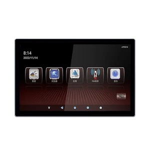 Jiawell Lecteur DVD de voiture avec écran 2K de 11,5 pouces, support universel pour appuie-tête de voiture, FM intégré, double haut-parleur BT - Product Image 1