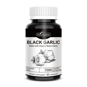 Cápsulas de ajo negro orgánico extra fuerte de etiqueta privada OEM Biocaro 7000mcg - Product Image 6