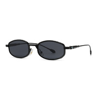 Lunettes de soleil métalliques de haute qualité Lmamba 9837, style rétro classique carré, pour hommes et femmes