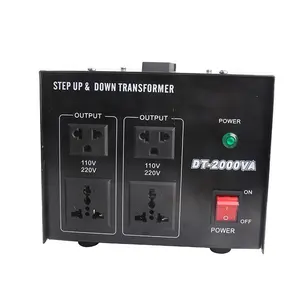 Transformator daya 2000W 110v 220v, tegangan step up down untuk kipas