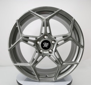 <span class=keywords><strong>Happy</strong></span> Tiger Factory Custom 5 Spoke Monoblock Ruedas forjadas Rfx5 Llantas Ruedas forjadas de aleación cóncava para coche deportivo - Product Image 1