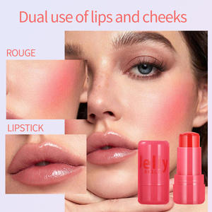 Impermeable Jelly Lip Tint Blush Stick Colorete Oem Etiqueta privada Tinte Pink Ph Blush Stick - Product Image 6