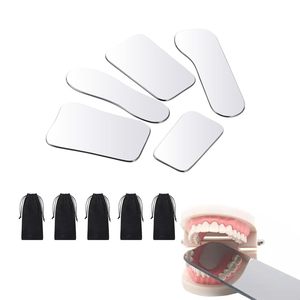 5 espejos dentales para fotografía, espejo intraoral de doble cara, reflector fotográfico de vidrio intraoral. - Product Image 1