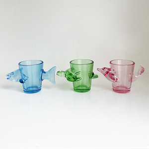 <span class=keywords><strong>Bicchierini</strong></span> personalizzati <span class=keywords><strong>colorati</strong></span> simpatici animali marini sfusi turismo souvenir tazza di vetro tazzine da caffè - Product Image 2