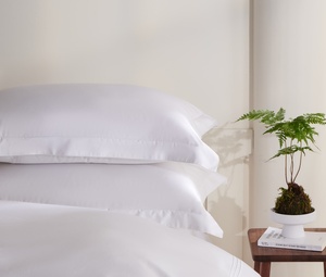 <span class=keywords><strong>Set</strong></span> Copripiumino Matrimoniale 4 Pezzi Lusso 300TC Cotone Egiziano Microfibra Personalizzabile Bianco per Hotel 5 Stelle - Product Image 4