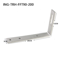 Accessoires de toiture en tuiles émaillées SHUNLIDE, support photovoltaïque triangulaire, crochet de fixation, acier inoxydable 304, clip de base solaire type 2 mm
