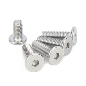 Tornillos de Cabeza Plana Ultrafinos de Acero Inoxidable <span class=keywords><strong>A2</strong></span> M2 M2.5 M3 M4 M5 M6, Tornillos de Perfil Bajo con Cabeza Hexagonal, Tornillos Allen - Product Image 4