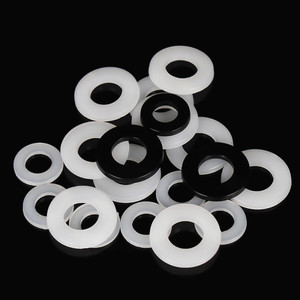 Rondelle plate en nylon <span class=keywords><strong>plastique</strong></span>, <span class=keywords><strong>entretoise</strong></span> plate, M2 M2.5 M3 M4 M5 M6 M8 <span class=keywords><strong>M10</strong></span> M12, joint d'isolation pour vis en nylon - Product Image 4