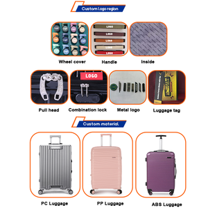 Juego de 3 Maletas Rígidas Grandes para Viaje, con Ruedas Giratorias, de Polipropileno, con Logotipo Personalizado - Product Image 5