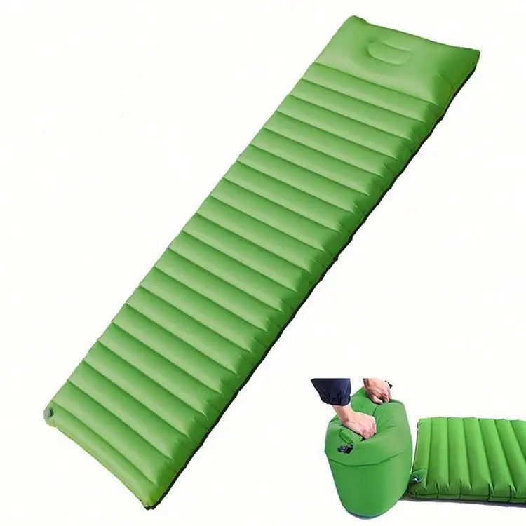 Outdoor Ultralight Reizen Slapen Air Pad Met Kussen En Tpu Waterdichte Opblaasbare Camping Mat Voor Outdoor Camping