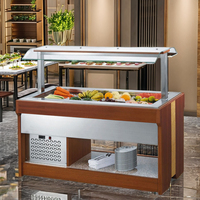 Équipement de bar professionnel, fournitures pour restaurants, table de buffet, réfrigérateur de bar, acier inoxydable, refroidissement statique/ventilateur, Wibeida