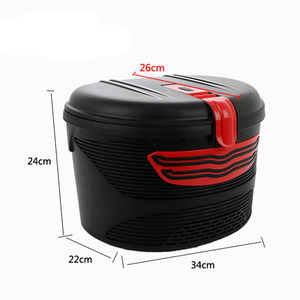 <span class=keywords><strong>Cestino</strong></span> Posteriore per Bicicletta, <span class=keywords><strong>Cestino</strong></span> in Plastica per Mountain Bike, Borsa Portaoggetti da Appendere al Manubrio Anteriore - Product Image 6