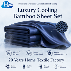 Sábanas Cloudland de Bambú Blanco, Ropa de Cama 100% Bambú Orgánico, Juego de Sábanas de Bambú al por Mayor, Varios Colores Naturales - Product Image 4