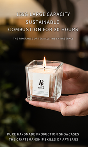 เทียนหอม BILA 155 กรัม ทำจากขี้ผึ้งถั่วเหลือง เป็นมิตรต่อสิ่งแวดล้อม ทำด้วยมือ คุณภาพพรีเมียม สำหรับตกแต่งภายในบ้าน เหมาะสำหรับเทศกาลคริสต์มาส วันขอบคุณพระเจ้า และวันแม่ - Product Image 2