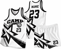 Ensemble de maillots de basket-ball unisexes personnalisés, réversibles, sublimation, séchage rapide, respirant, maille 100% polyester, ensemble uniforme d'équipe, élastique