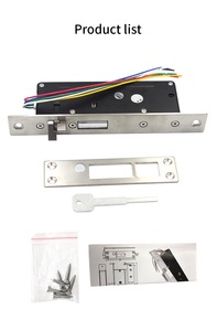 DC12V 24V <span class=keywords><strong>serratura</strong></span> del motore elettrico per il sistema di controllo di accesso della porta dell'elevatore silenziosa <span class=keywords><strong>serratura</strong></span> <span class=keywords><strong>elettrica</strong></span> con chiave meccanica - Product Image 2