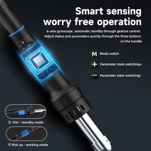 Aixun H414D 1400W Estación de desoldar inteligente pistola de aire caliente para reparación de teléfonos móviles se conecta a través de Bluetooth WIFI caliente - Product Image 5