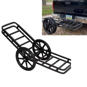 2 en 1 Heavy Duty 500lbs Deer Cart Steel Game Hauler y Hitch-Mounted Cargo Carrier con ruedas grandes - Product Image 2
