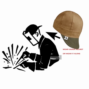 Casquette de soudeur sur mesure avec étiquette privée, doublure de casque de soudeur, casquette pour homme <span class=keywords><strong>FR</strong></span> pour travaux de soudage, échantillon gratuit - Product Image 5