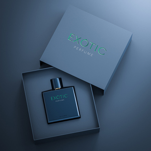 Biểu Tượng Tùy Chỉnh Sang Trọng Cứng Nhắc Tông Mỹ Phẩm Nước Hoa Bao Bì Ngăn Kéo Giấy Màu Đen Hộp Quà Tặng Với Khay - Product Image 4