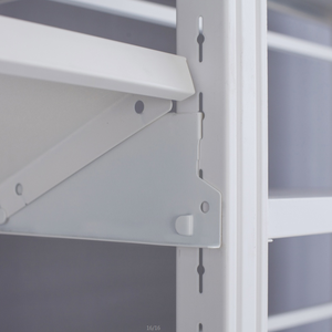 Estante de libros de biblioteca extraíble de 6 niveles de fácil montaje para librería, estantes ajustables de pila de libros de doble cara para <span class=keywords><strong>Universidad</strong></span> - Product Image 6