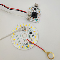 DC5V bricolage lampe de Table Double couleur CCT LED veilleuse tactile avec Module de contrôle de Type C carte de Circuit imprimé à gradation continue