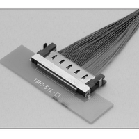 Connecteur KEL TMC21-51-1-030-BH Série TMC à pas de 0,5 mm pour câble micro-coaxial / Transmission différentielle haute vitesse