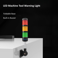 Tour de signalisation LED industrielle 60 mm, 3 couleurs, à présence imposante, IP65, garantie 3 ans pour machines-outils