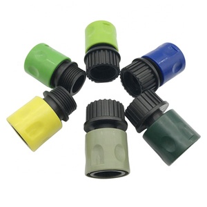 Adaptor Keran Air Wanita, Dudukan Selang Taman 1/2 "-3/4" ABS Plastik Keran Air Wanita, Adaptor Keran