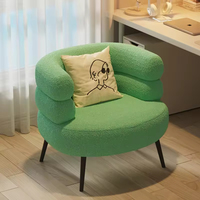 Chaise de canapé simple élégante de luxe avec bras arrondi Design moderne pour la maison ou l'hôtel Chaise de maquillage Meubles de salon