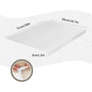 Small Custom Logo Silicone Mat Double Dual-sided <b>Foldable</b> Eco-Friendly Computer <b>Desk</b> Mat Pad - Product Image 3