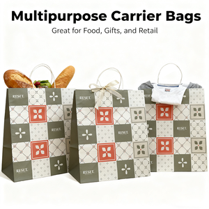 Custom Eco Friendly <b>Biodegradable</b> Brown Fast Food to Go Delivery Paperbag Restaurant Takeout Packaging Take Away Kraft <b>Paper</b> Bag - Product Image 6