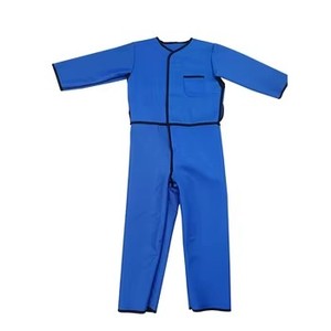 Vêtement de protection contre les rayons X à double fonction : manteau à manches courtes et tablier sans manches en plomb pour la protection du personnel médical en radiologie - Product Image 5