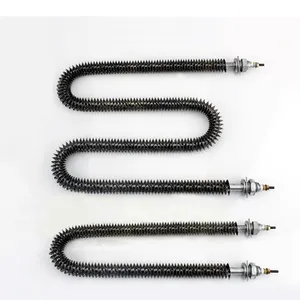 U Shape Industrial Stainless Steel Air Heater Finned Tubular Heating Element